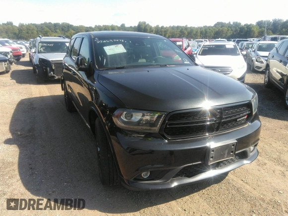 2016 Dodge Durango R/T with VIN 1C4SDJCT3GC375446, listed as a IAAI auction lot 32697478 with 83,030 mi miles and . Bid and sale history available at DreamBid. Image 1.