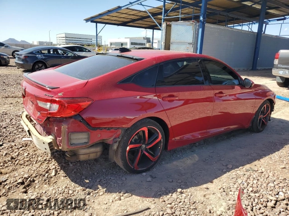 2019 Honda Accord Sedan Sport 1.5T with VIN 1HGCV1F36KA067769, listed as a Copart auction lot 48950575 with 56,988 mi miles and Salvage Title. Bid and sale history available at carsss.com. Image 3.
