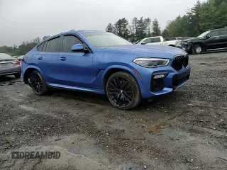 2020 BMW X6 M50i with VIN 5UXCY8C07L9B45473, listed as a Copart auction lot 73403164 with 0 mi miles and Salvage Title. Bid and sale history available at carsss.com. Image 11.
