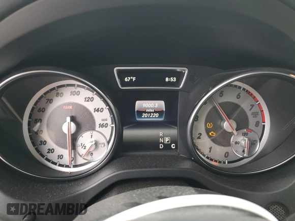 2016 Mercedes-Benz CLA 250 with VIN WDDSJ4GB3GN359737, listed as a Copart auction lot 59172405 with 201,220 mi miles and Salvage title. Bid and sale history available at DreamBid. Image 9.