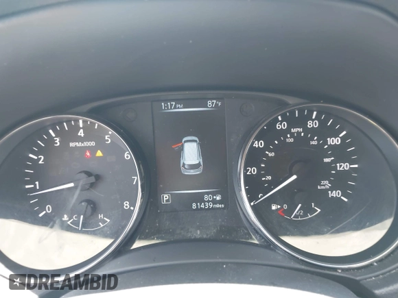 2017 Nissan Rogue S with VIN KNMAT2MV1HP584912, listed as a IAAI auction lot 42598687 with 81,439 mi miles and . Bid and sale history available at DreamBid. Image 7.