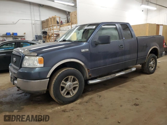 2005 Ford F-150 XLT with VIN 1FTPX14545FA53987, listed as a Copart auction lot 81919784 with 209,970 mi miles and Clean title. Bid and sale history available at DreamBid. Image 1.