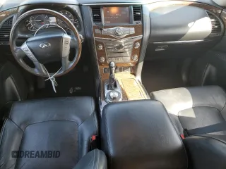 2016 Infiniti QX80 with VIN JN8AZ2NEXG9125687, listed as a Copart auction lot 52184535 with 149,495 mi miles and Salvage title. Bid and sale history available at DreamBid. Image 8.