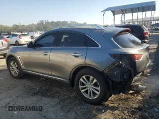 2013 Infiniti FX with VIN JN8CS1MU1DM141110, listed as a Copart auction lot 46084395 with 105,523 mi miles and Salvage title. Bid and sale history available at DreamBid. Image 2.