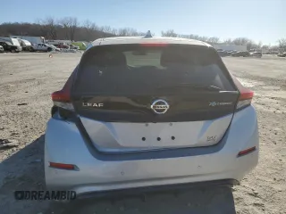 2022 Nissan LEAF SV Plus with VIN 1N4BZ1CV8NC551509, listed as a Copart auction lot 88033145 with 39,679 mi miles and Salvage Title. Bid and sale history available at DreamBid. Image 6.