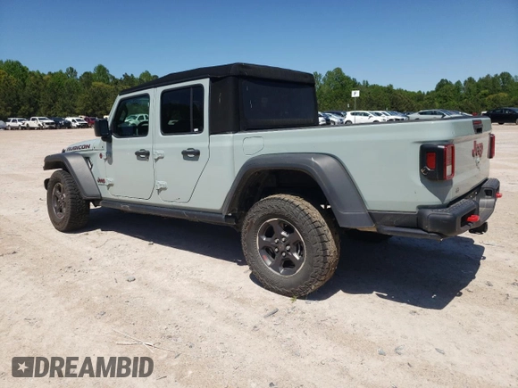 2023 Jeep Gladiator Rubicon с VIN 1C6JJTBG2PL542178, выставлен на аукционе Copart как лот 54684915 с пробегом 24 687 миль миль и Списание • Salvage title. История ставок и продаж доступна на DreamBid. Изображение 2.