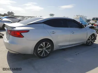 2017 Nissan Maxima SV with VIN 1N4AA6AP2HC431021, listed as a Copart auction lot 47798475 with 125,954 mi miles and Salvage Title. Bid and sale history available at carsss.com. Image 3.
