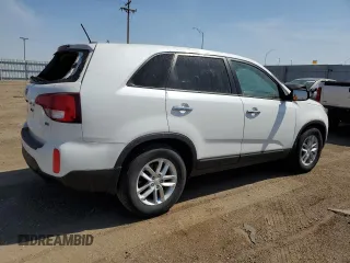 2014 Kia Sorento LX with VIN 5XYKT3A63EG524751, listed as a Copart auction lot 50578515 with 120,947 mi miles and Salvage Title. Bid and sale history available at carsss.com. Image 3.