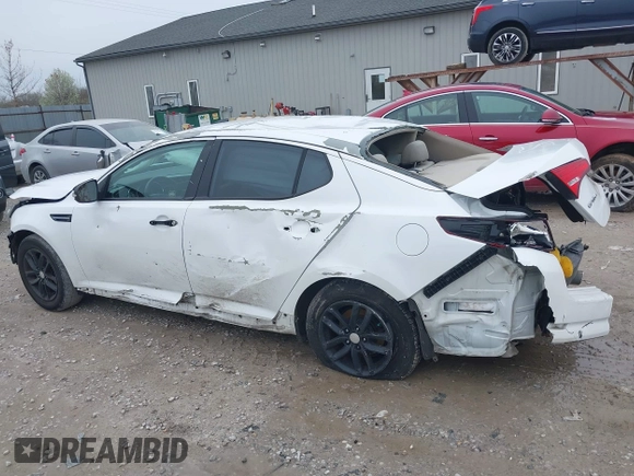 2013 Kia Optima LX with VIN 5XXGM4A73DG256823, listed as a IAAI auction lot 41972558 with 136,867 mi miles. Bid and sale history available at carsss.com. Image 14.