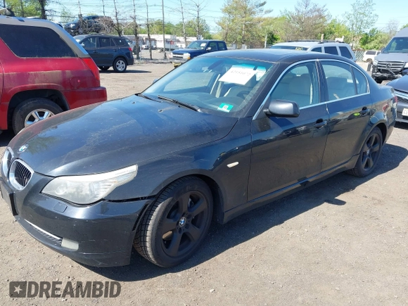 2008 BMW 5 Series 535xi with VIN WBANV93548CZ67124, listed as a IAAI auction lot 42151072 with 142,275 mi miles and . Bid and sale history available at carsss.com. Image 2.
