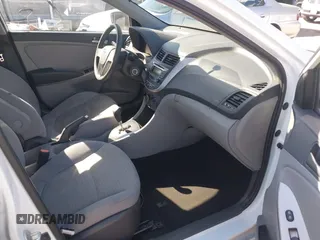 2017 Hyundai Accent SE with VIN KMHCT4AE0HU313703, listed as a IAAI auction lot 41839215 with 87,300 mi miles. Bid and sale history available at carsss.com. Image 5.