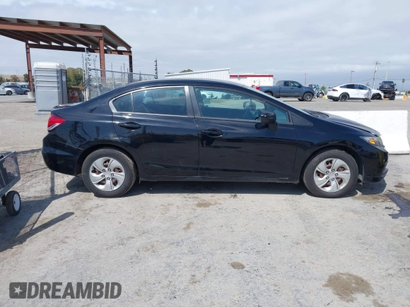 2014 Honda Civic Sedan LX with VIN 19XFB2F54EE263044, listed as a IAAI auction lot 42126752 with 99,824 mi miles. Bid and sale history available at carsss.com. Image 13.