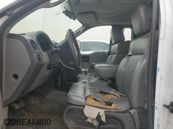 2005 Ford F-150 XL with VIN 1FTRF12W45NA47586, listed as a Copart auction lot 47572635 with 210,792 mi miles and Clean Title. Bid and sale history available at carsss.com. Image 7.