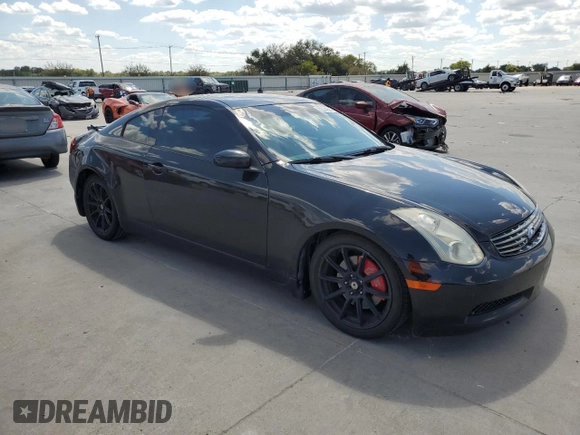 2007 Infiniti G35 Coupe with VIN JNKCV54EX7M910242, listed as a Copart auction lot 72274694 with 251,949 mi miles and Salvage Title. Bid and sale history available at carsss.com. Image 4.