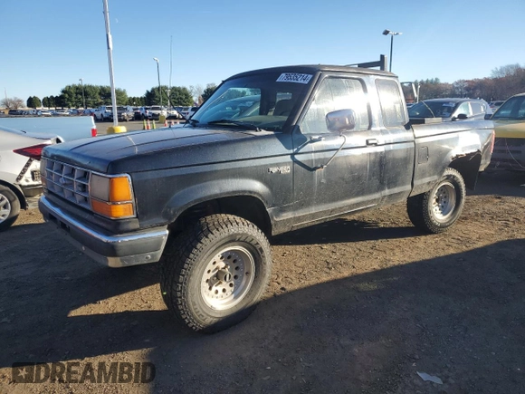 1990 Ford Ranger XLT with VIN 1FTCR15X5LPB57257, listed as a Copart auction lot 79535214 with 2,042 mi miles and Non Repairable. Bid and sale history available at DreamBid. Image 1.