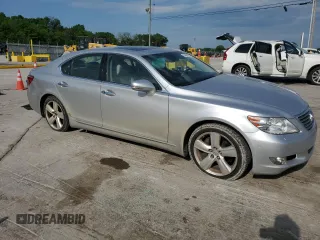 2011 Lexus LS 460 with VIN JTHBL5EF1B5105547, listed as a Copart auction lot 54480235 with 72,073 mi miles and Salvage title. Bid and sale history available at DreamBid. Image 4.