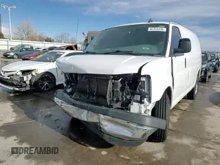 2020 GMC Savana Cargo z VIN 1GTW7AFGXL1264289, wystawiony jako Copart lot #46355335 z przebiegiem 112 214 mil mil oraz Szkoda całkowita • Salvage title. Historia ofert i sprzedaży dostępna na DreamBid. Obrazek 15.