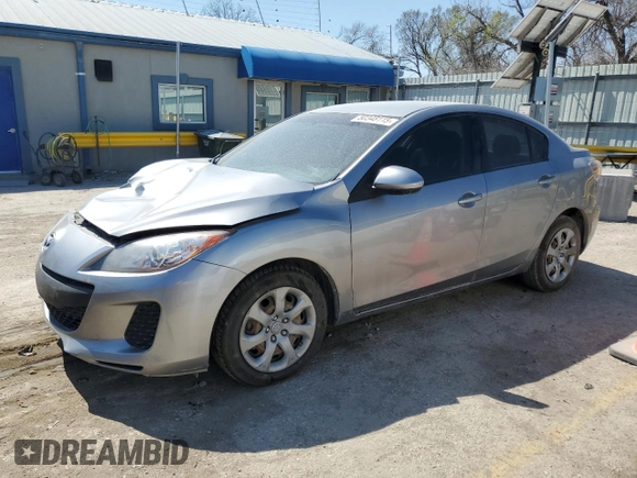 2013 Mazda 3 i SV with VIN JM1BL1TF9D1793448, listed as a Copart auction lot 50348115 with 115,046 mi miles and Salvage title. Bid and sale history available at DreamBid. Image 1.
