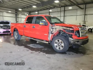 2013 Ford F-150 XL with VIN 1FTFW1ET6DKF10459, listed as a Copart auction lot 55071825 with 184,521 mi miles and Salvage title. Bid and sale history available at DreamBid. Image 4.
