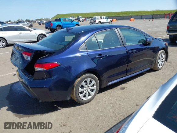 2021 Toyota Corolla LE with VIN 5YFEPMAE0MP197864, listed as a IAAI auction lot 41969458 with 47,655 mi miles and . Bid and sale history available at DreamBid. Image 4.