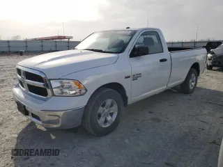 2020 Ram 1500 Tradesman z VIN 3C6JR6DT2LG144156, wystawiony jako Copart lot #49173645 z przebiegiem 54 249 mil mil oraz Szkoda całkowita • Salvage title. Historia ofert i sprzedaży dostępna na DreamBid. Obrazek 1.