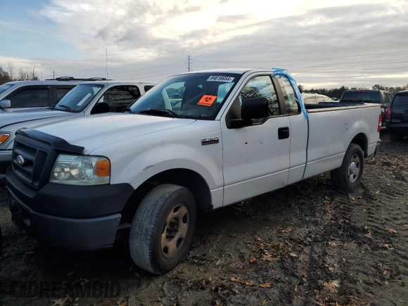 2007 Ford F-150 XL with VIN 1FTRF12W67NA57720, listed as a Copart auction lot 84616654 with 160,980 mi miles and Salvage Title. Bid and sale history available at carsss.com. Image 1.