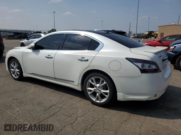 2013 Nissan Maxima SV with VIN 1N4AA5AP8DC820377, listed as a Copart auction lot 59499055 with 150,314 mi miles and Clean title. Bid and sale history available at DreamBid. Image 2.