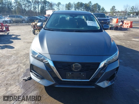 2022 Nissan Sentra S with VIN 3N1AB8BV7NY231435, listed as a IAAI auction lot 41527240 with 52,690 mi miles. Bid and sale history available at carsss.com. Image 12.