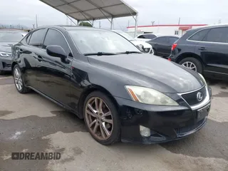 2008 Lexus IS 250 z VIN JTHBK262185052970, wystawiony jako IAAI lot #42034473 z przebiegiem 227 673 mil mil oraz . Historia ofert i sprzedaży dostępna na DreamBid. Obrazek 1.