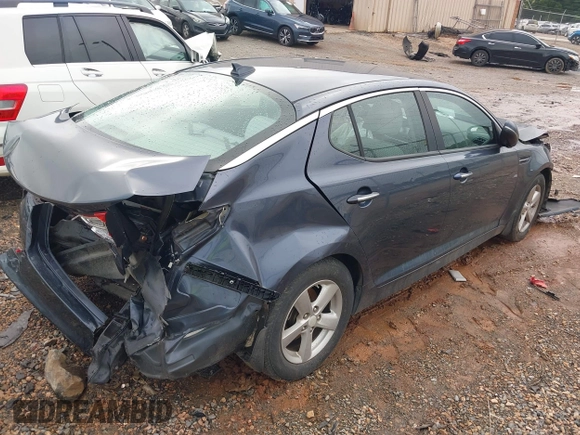 2015 Kia Optima LX with VIN 5XXGM4A70FG368949, listed as a IAAI auction lot 42393394 with 199,588 mi miles and . Bid and sale history available at DreamBid. Image 4.
