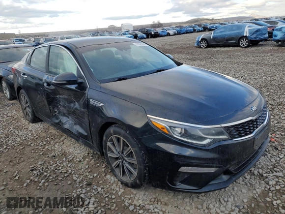 2019 Kia Optima LX with VIN 5XXGT4L38KG354515, listed as a Copart auction lot 47381055 with 126,588 mi miles and Salvage title. Bid and sale history available at DreamBid. Image 4.