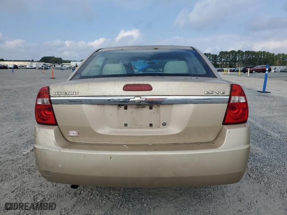 2005 Chevrolet Malibu LS with VIN 1G1ZT52825F254014, listed as a Copart auction lot 73671974 with 120,480 mi miles and Salvage Title. Bid and sale history available at carsss.com. Image 6.