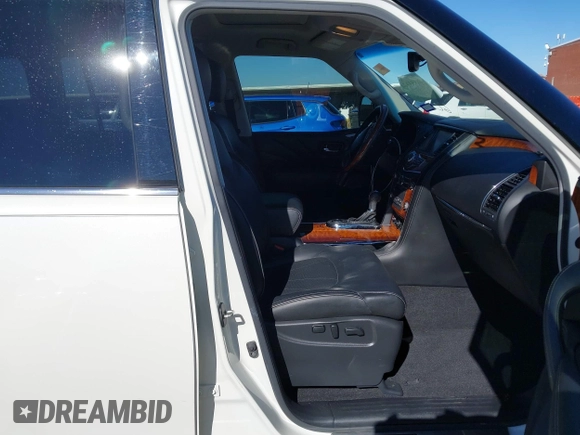 2017 Infiniti QX80 with VIN JN8AZ2NF8H9644943, listed as a IAAI auction lot 40853374 with 68,877 mi miles and . Bid and sale history available at DreamBid. Image 5.