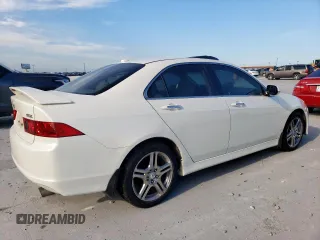 2008 Acura TSX with VIN JH4CL96868C017318, listed as a Copart auction lot 63731945 with 214,248 mi miles and Salvage title. Bid and sale history available at DreamBid. Image 3.