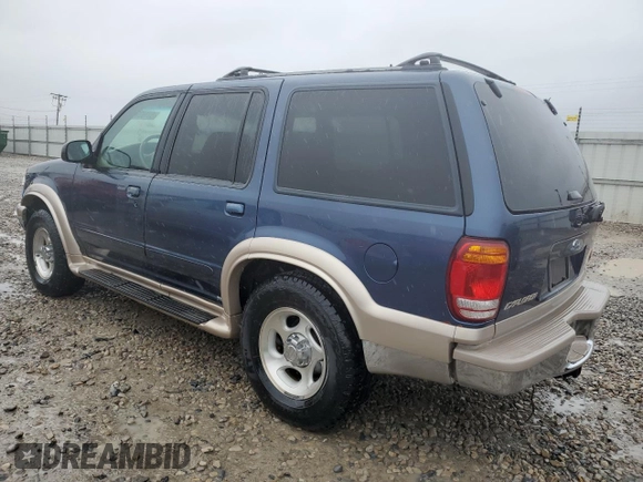 2000 Ford Explorer Eddie Bauer with VIN 1FMZU74E3YZA26797, listed as a Copart auction lot 53163865 with 297,314 mi miles and Clean title. Bid and sale history available at DreamBid. Image 2.