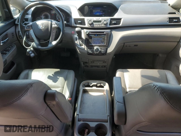 2016 Honda Odyssey Touring Elite with VIN 5FNRL5H91GB088163, listed as a Copart auction lot 50276495 with 197,274 mi miles and Salvage Title. Bid and sale history available at DreamBid. Image 8.