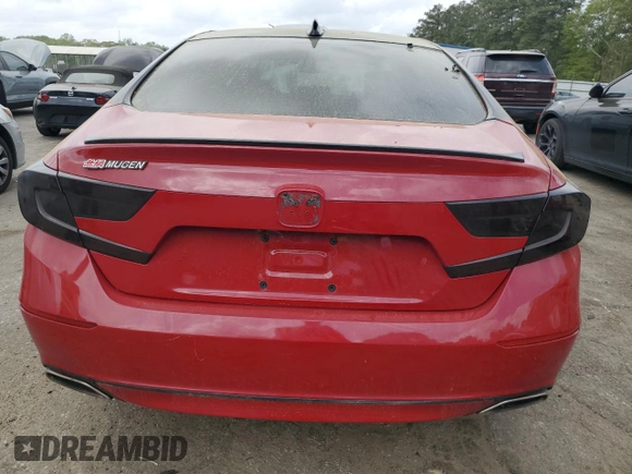 2019 Honda Accord Sport with VIN 1HGCV1F38KA063187, listed as a Copart auction lot 51850505 with 110,558 mi miles and Salvage Title. Bid and sale history available at DreamBid. Image 6.