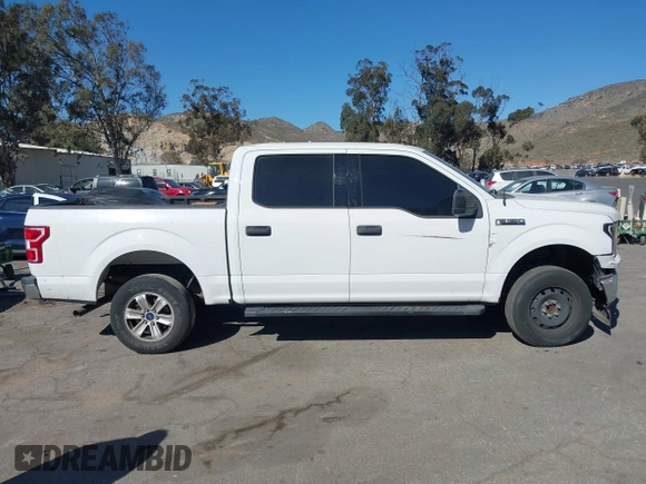 2018 Ford F-150 XL with VIN 1FTEW1CP0JKC28072, listed as a IAAI auction lot 41558764 with 153,402 mi miles. Bid and sale history available at carsss.com. Image 13.