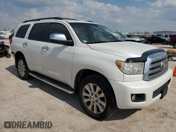 2010 Toyota Sequoia Platinum with VIN 5TDYY5G19AS025923, listed as a Copart auction lot 58679664 with 240,409 mi miles and Salvage Title. Bid and sale history available at carsss.com. Image 4.