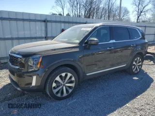 2020 Kia Telluride S with VIN 5XYP6DHC1LG070012, listed as a Copart auction lot 46183515 with 88,260 mi miles and Salvage Title. Bid and sale history available at DreamBid. Image 1.