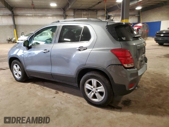 2019 Chevrolet Trax LT with VIN KL7CJPSB9KB810197, listed as a Copart auction lot 51050115 with 53,938 mi miles and Salvage Title. Bid and sale history available at carsss.com. Image 2.