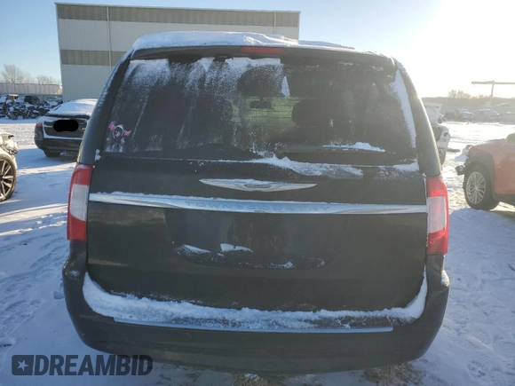 2014 Chrysler Town & Country Touring with VIN 2C4RC1BG7ER300744, listed as a Copart auction lot 37990234 with 111,952 mi miles and Salvage Title. Bid and sale history available at carsss.com. Image 6.