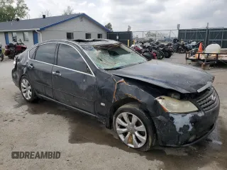 2007 Infiniti M x with VIN JNKAY01F27M452209, listed as a Copart auction lot 52574295 with 230,319 mi miles and Salvage Title. Bid and sale history available at carsss.com. Image 4.