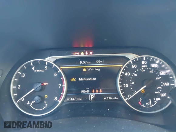 2023 Nissan Sentra SV with VIN 3N1AB8CV1PY259748, listed as a IAAI auction lot 41496431 with 45,147 mi miles and . Bid and sale history available at DreamBid. Image 7.