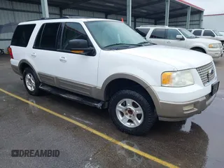 2004 Ford Expedition Eddie Bauer with VIN 1FMFU17L84LB75889, listed as a IAAI auction lot 42633125 with 330,467 mi miles and . Bid and sale history available at DreamBid. Image 1.