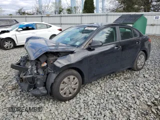 2020 Kia Rio LX with VIN 3KPA24AD1LE286105, listed as a Copart auction lot 53278155 with 0 mi miles and Salvage Title. Bid and sale history available at carsss.com. Image 1.