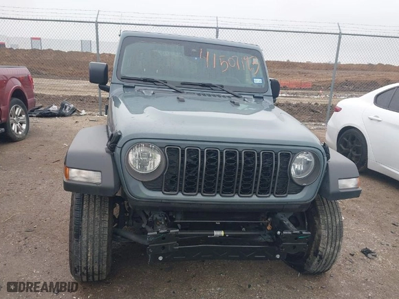 2024 Jeep Wrangler Sport S with VIN 1C4PJXDG8RW250950, listed as a IAAI auction lot 41507123 with 13,148 mi miles. Bid and sale history available at carsss.com. Image 12.