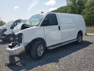 2023 GMC Savana Cargo z VIN 1GTW7AFP3P1215330, wystawiony jako Copart lot #60320685 z przebiegiem Nie podano mil oraz Czysty tytuł • Clean title. Historia ofert i sprzedaży dostępna na DreamBid. Obrazek 1.