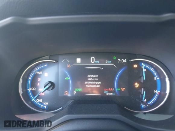 2024 Toyota RAV4 Hybrid XLE Premium with VIN 4T3B6RFV4RU159918, listed as a IAAI auction lot 42662990 with 16,010 mi miles and . Bid and sale history available at DreamBid. Image 7.