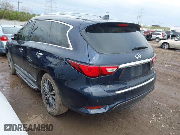 2017 Infiniti QX60 with VIN 5N1DL0MM6HC517010, listed as a IAAI auction lot 41998428 with 90,996 mi miles and . Bid and sale history available at DreamBid. Image 3.